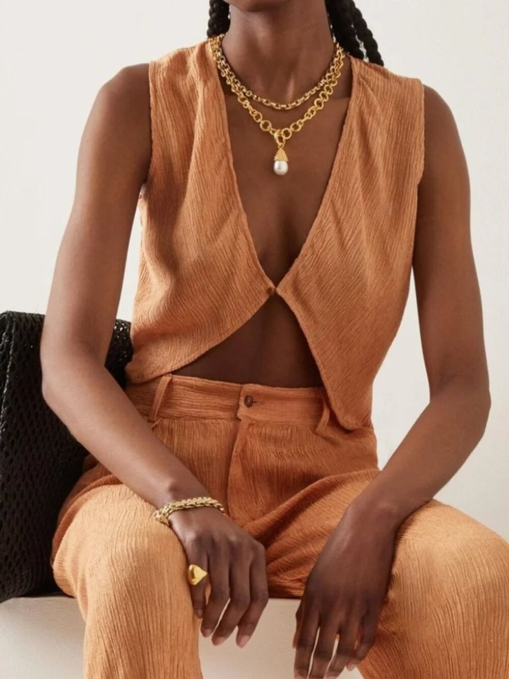 Savannah Morrow Zuma Top & Hali Pant Set Sandstone Medium